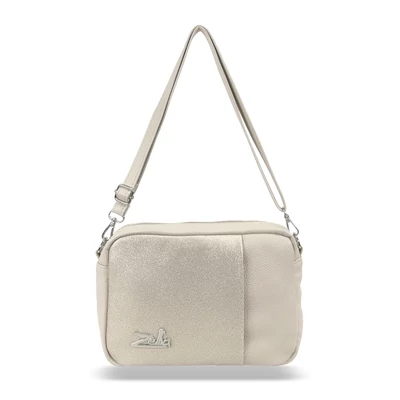 Zellia Női Oldaltáska 25013 Beige-Arany