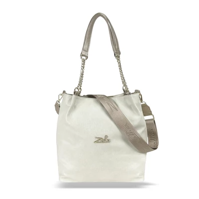 Zellia Női Válltáska 25025 Beige - Pearl -