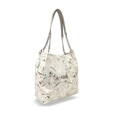 Zellia Női Válltáska 25025 Beige - Gold Leaf -