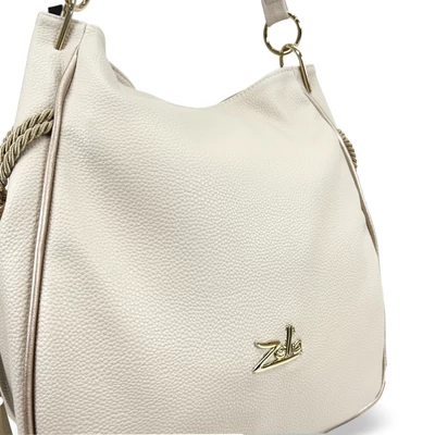Zellia Női Válltáska 25036 Beige