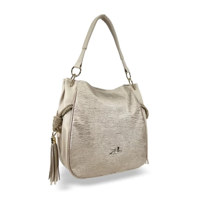 Zellia Női Válltáska 25036 Beige-Arany - Groove -