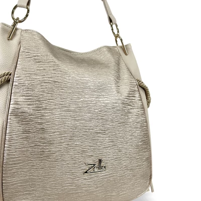 Zellia Női Válltáska 25036 Beige-Arany - Groove -