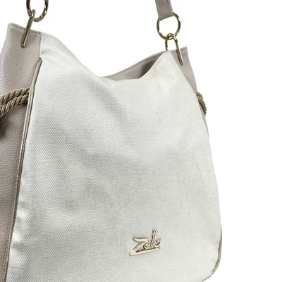 Zellia Női Válltáska 25036 Beige - Pearl -