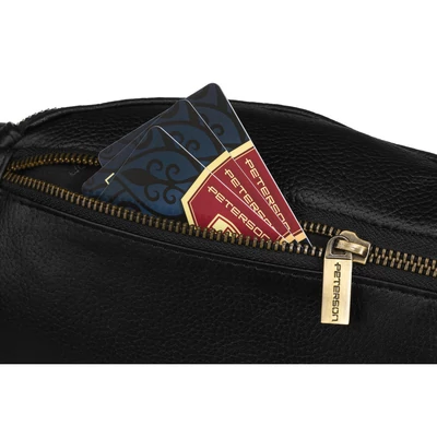 Peterson Férfi Bőr Ővtáska Ptn 2506-Ndm-4956 Black - Fekete