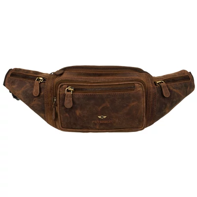 Peterson Férfi Bőr Ővtáska Ptn 2506-Nsh-4840 Tan - Barna