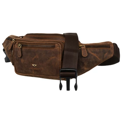 Peterson Férfi Bőr Ővtáska Ptn 2506-Nsh-4840 Tan - Barna