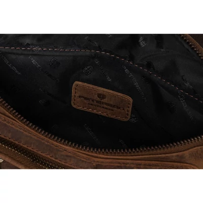 Peterson Férfi Bőr Ővtáska Ptn 2506-Nsh-4840 Tan - Barna
