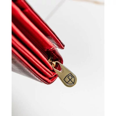 Peterson Női Bőr Pénztárca Ptn 42100-Bfbc-8270 Red - Pillangó