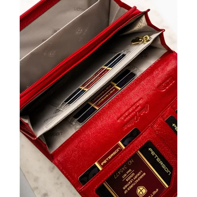 Peterson Női Bőr Pénztárca   PTN   42106-BF-0469   Red