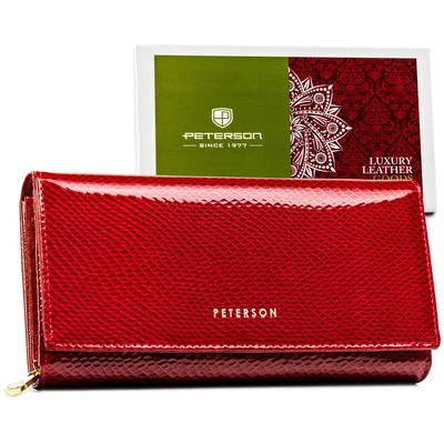 Peterson Női Bőr Pénztárca Ptn 42106-Dsl-2813 Red