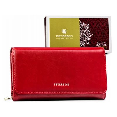Peterson Női Bőr Pénztárcaptn 421077-Sgn-7747 Red - Piros