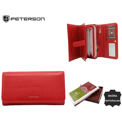 Peterson Női Bőr Pénztárcaptn 421077-Sgn-7747 Red - Piros