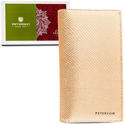 Peterson Női Bőr Pénztárca Ptn 421431-Dsl-6167 Gold