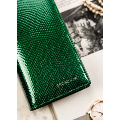 Peterson Női Bőr Pénztárca Ptn 421431-Dsl-6174 Green