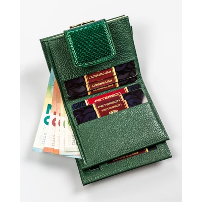 Peterson Női Bőr Pénztárca Ptn 42329-Dsl-6112 Zöld