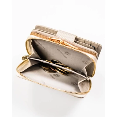 Peterson Női Bőr Pénztárca 425214-Sbr-7358 Beige