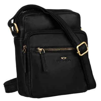 Peterson Férfi Bőr Oldaltáska Ptn 710-Opu-4604 Black - Black