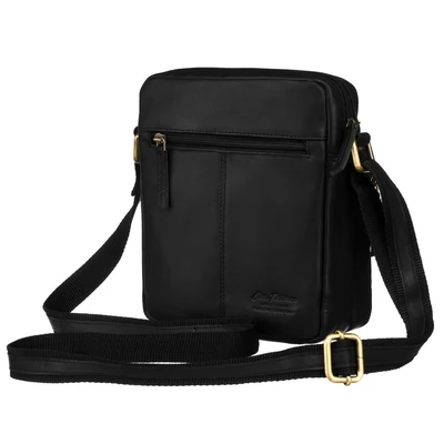 Peterson Férfi Bőr Oldaltáska Ptn 710-Opu-4604 Black - Black