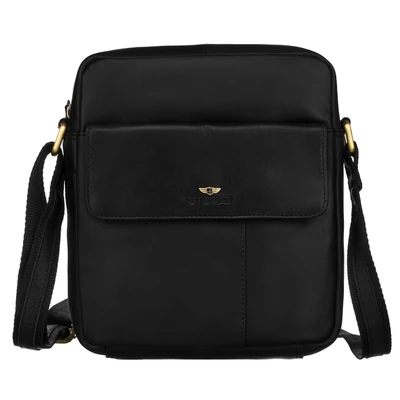 Peterson Férfi Bőr Oldaltáska Ptn 719-Opu-4727 Black - Black