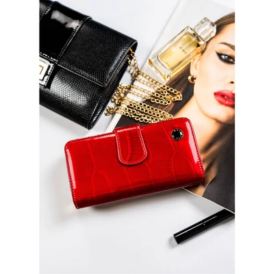 Peterson Női Bőr Pénztárca Ptn 76116-Cb-8744 Red