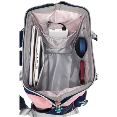 Peterson Női Hátizsák Ptn 8118-5947 Pink-Navy