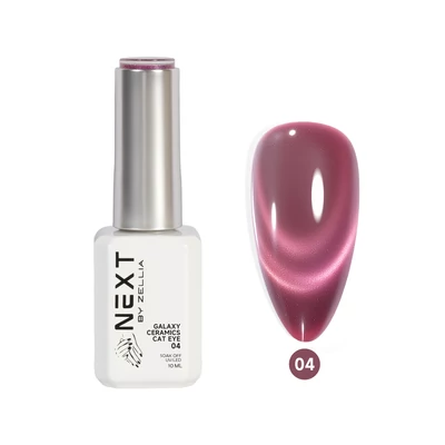 Next By Zellia Gél Lakk 10Ml - Galaxy Ceramics Cat Eye - 004 - Hema/TPO mentes