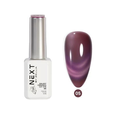 Next By Zellia Gél Lakk 10Ml - Galaxy Ceramics Cat Eye - 005 - Hema/TPO mentes
