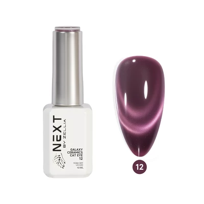 Next By Zellia Gél Lakk 10Ml - Galaxy Ceramics Cat Eye - 012 - Hema/TPO mentes