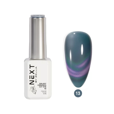 Next By Zellia Gél Lakk 10Ml - Galaxy Ceramics Cat Eye - 013 - Hema/TPO mentes