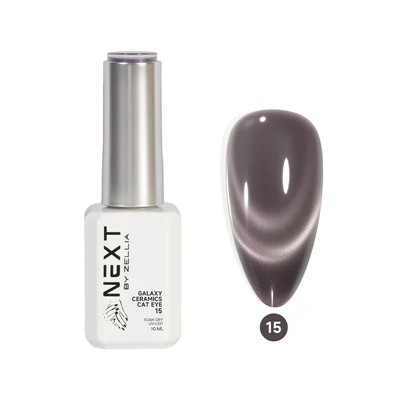 Next By Zellia Gél Lakk 10Ml - Galaxy Ceramics Cat Eye - 015 - Hema/TPO mentes