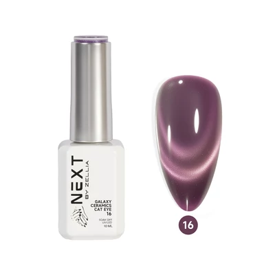 Next By Zellia Gél Lakk 10Ml - Galaxy Ceramics Cat Eye - 016 - Hema/TPO mentes