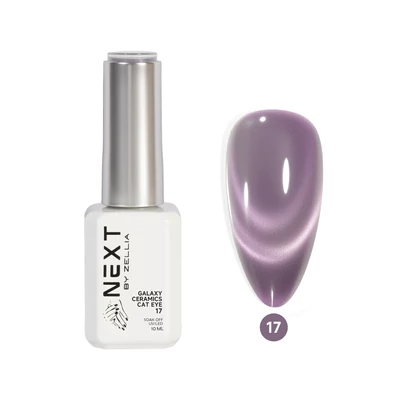 Next By Zellia Gél Lakk 10Ml - Galaxy Ceramics Cat Eye - 017 - Hema/TPO mentes