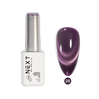 Next By Zellia Gél Lakk 10Ml - Galaxy Ceramics Cat Eye - 020 - Hema/TPO mentes