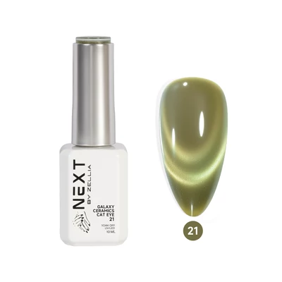 Next By Zellia Gél Lakk 10Ml - Galaxy Ceramics Cat Eye - 021 - Hema/TPO mentes
