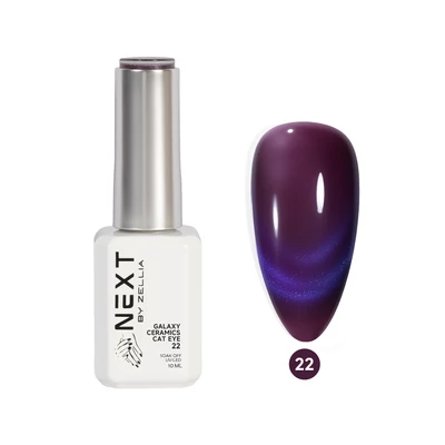 Next By Zellia Gél Lakk 10Ml - Galaxy Ceramics Cat Eye - 022 - Hema/TPO mentes
