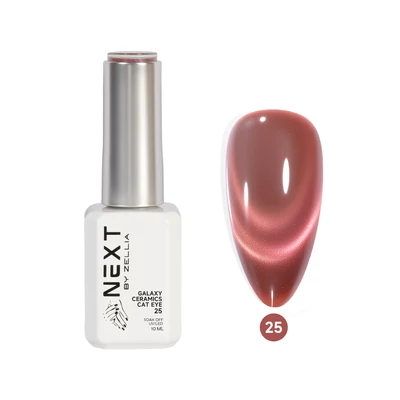 Next By Zellia Gél Lakk 10Ml - Galaxy Ceramics Cat Eye - 025 - Hema/TPO mentes