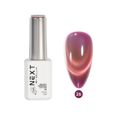 Next By Zellia Gél Lakk 10Ml - Galaxy Ceramics Cat Eye - 026 - Hema/TPO mentes