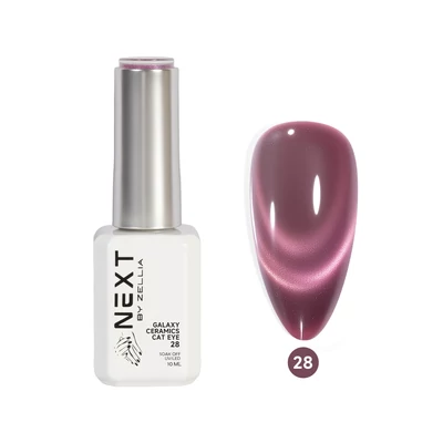 Next By Zellia Gél Lakk 10Ml - Galaxy Ceramics Cat Eye - 028 - Hema/TPO mentes