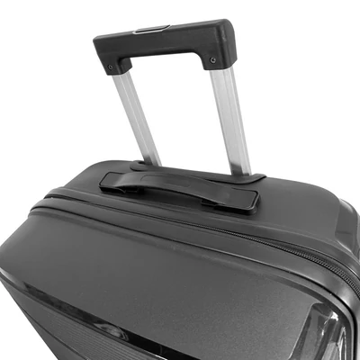Zellia Polipropilén Bőrönd Ppb088 - Fekete S Méret - 55 X 40 X 20 Cm