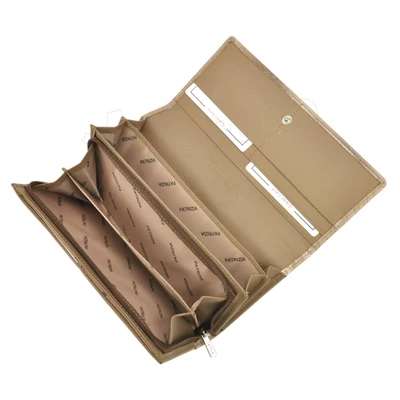 Patrizia Női Bőr Pénztárca Ff-122 Rfid Beige