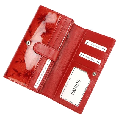 Patrizia Női Bőr Pénztárca Fl-102 Rfid Piros