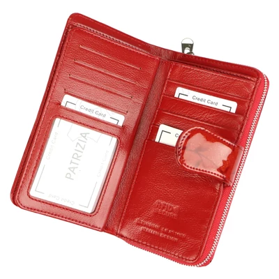 Patrizia Női Bőr Pénztárca Fl-116 Rfid Piros