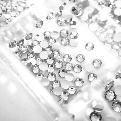 Körömdíszítő Kő - Box - Clear Több méret - Forma kővel - Go2680-148 -
