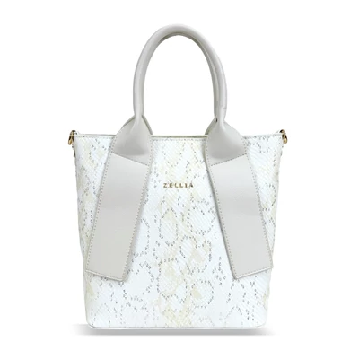 Zellia Női Kézitáska H728 Beige - Python -