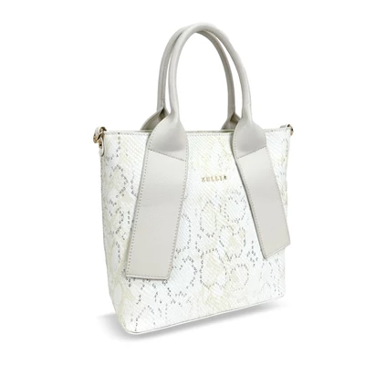 Zellia Női Kézitáska H728 Beige - Python -