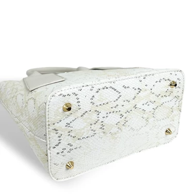Zellia Női Kézitáska H728 Beige - Python -