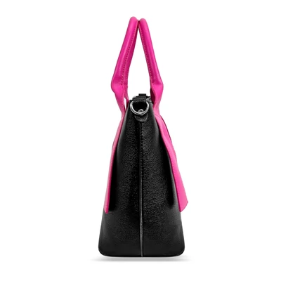 Zellia Női Kézitáska H728 Fekete-Magenta
