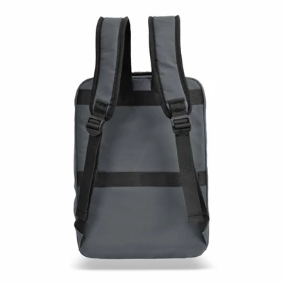 Zellia Hátizsák | Kézipoggyász Hz-104 Sötét Szürke - Steppelt - Vízlepergetős - 40 X 25 X 20 Cm