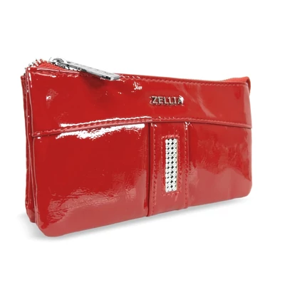 Zellia Női Pénztárca Hz-127 K892 - 2166 -Aurora Red - Piros Lakk
