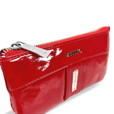 Zellia Női Pénztárca Hz-127 K892 - 2166 -Aurora Red - Piros Lakk
